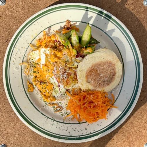 ASPARAGUS EGG MELT MUFFIN
