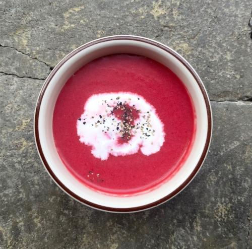 ビーツのポタージュ